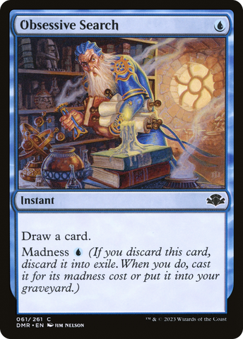 {C} Obsessive Search [Dominaria Remastered][DMR 061]
