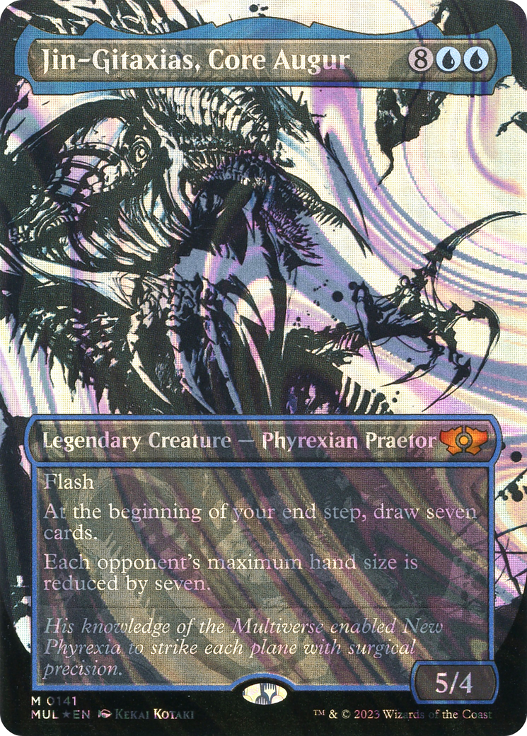 {R} Jin-Gitaxias, Core Augur (Halo Foil) [Multiverse Legends][MUL 141]