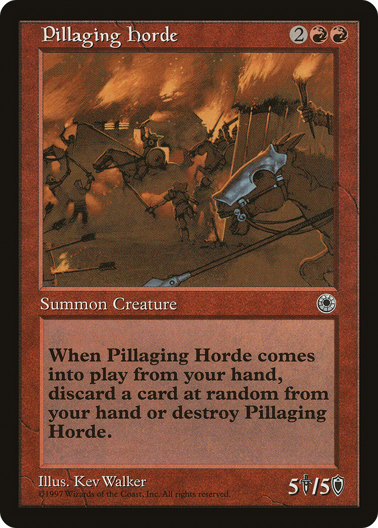 {R} Pillaging Horde [Portal][POR 142] - Misty Mountain Games
