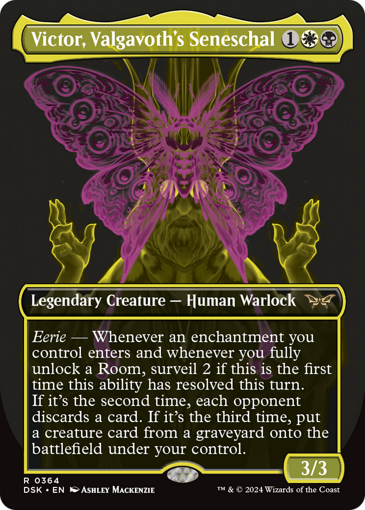 {@R} Victor, Valgavoth's Seneschal (Showcase) [Duskmourn: House of Horror][DSK 364]