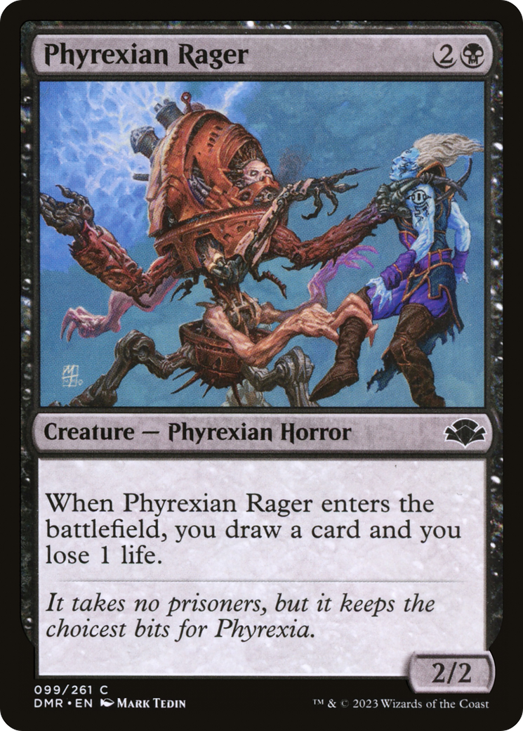 {C} Phyrexian Rager [Dominaria Remastered][DMR 099]