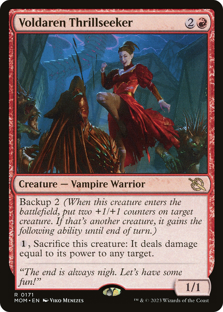 {R} Voldaren Thrillseeker [March of the Machine][MOM 171]