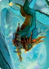 {A} Toski, Bearer of Secrets Art Card (Gold-Stamped Signature) [Kaldheim Art Series][GS AKHM 052]