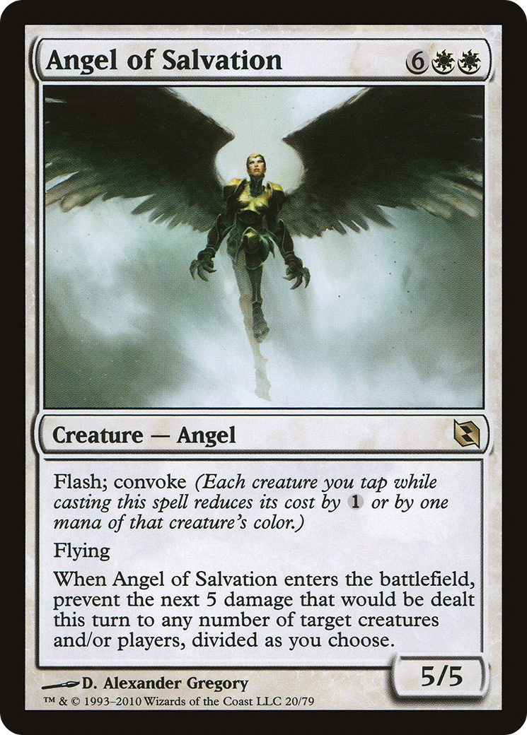 {R} Angel of Salvation [Duel Decks: Elspeth vs. Tezzeret][DDF 020] - Misty Mountain Games