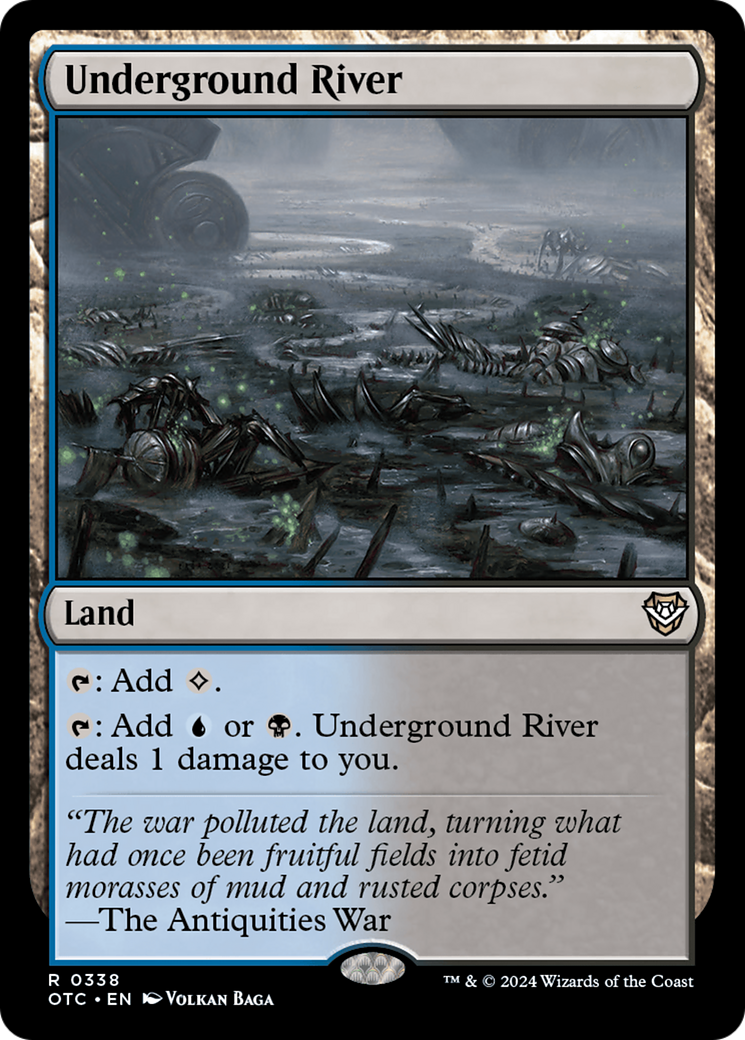 {R} Underground River [Outlaws of Thunder Junction Commander][OTC 338]