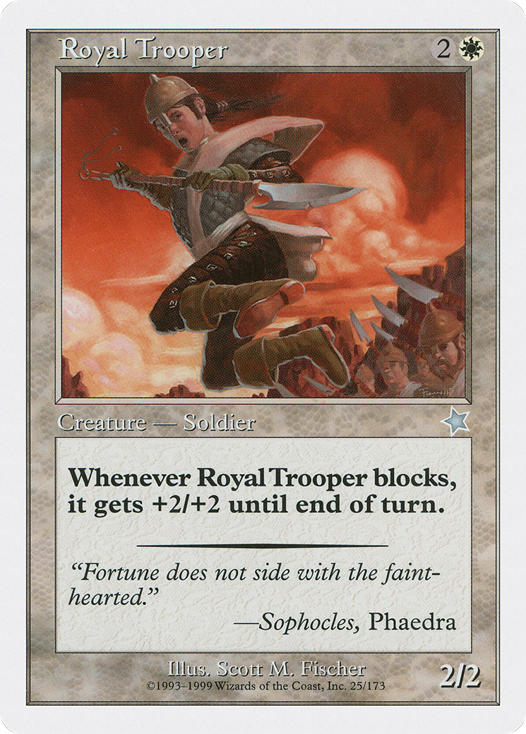 {C} Royal Trooper [Starter 1999][S99 025] - Misty Mountain Games