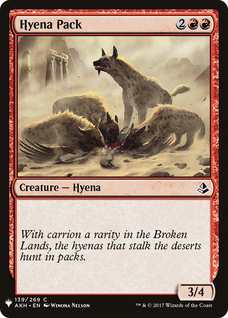 {C} Hyena Pack [Mystery Booster][LS AKH 139]