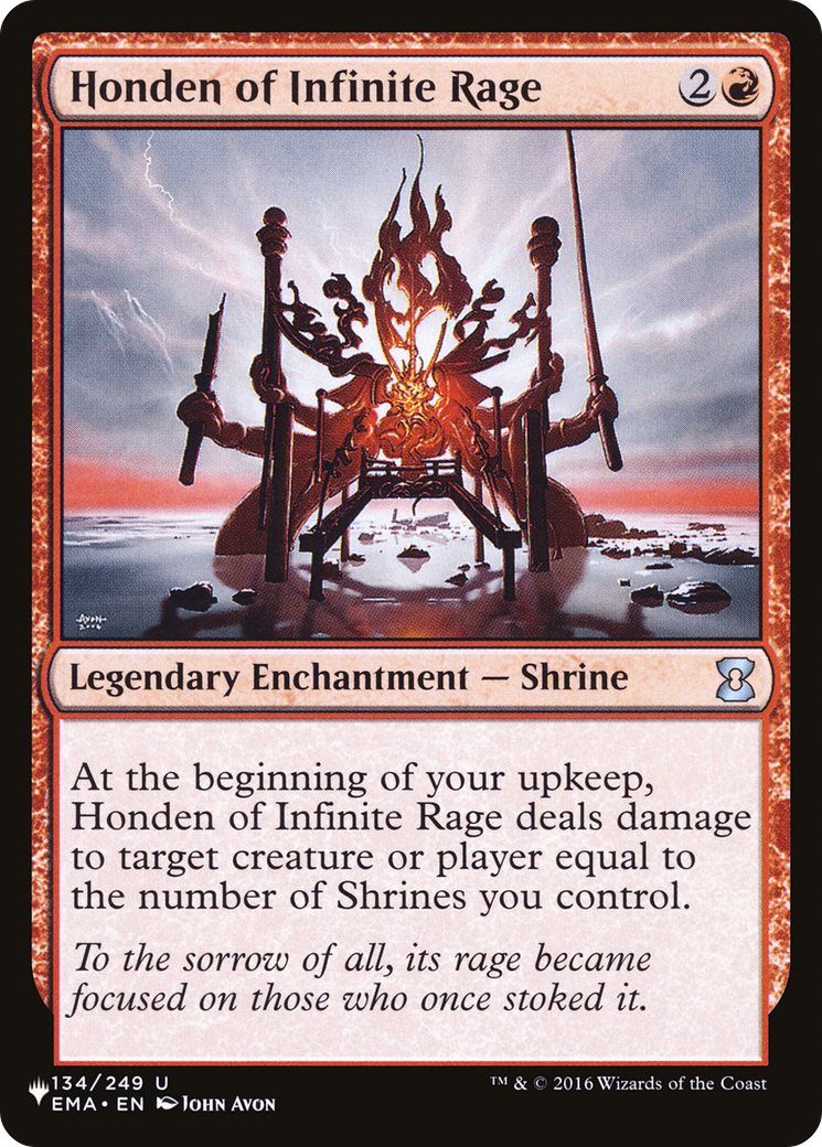 Honden of Infinite Rage [LIST 134/249]