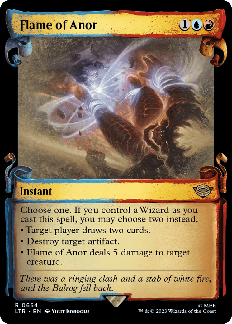 {R} Flame of Anor [The Lord of the Rings: Tales of Middle-Earth Showcase Scrolls][LTR 654]