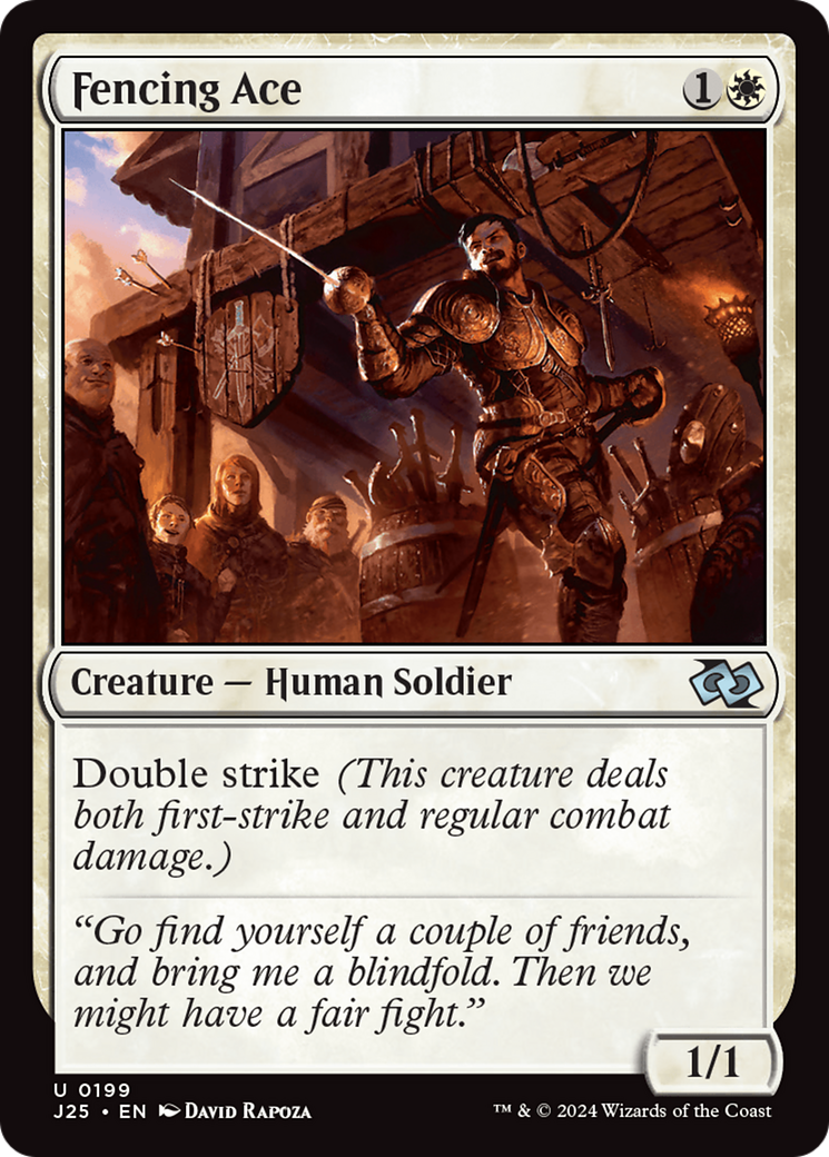 {C} Fencing Ace [Foundations Jumpstart][J25 199]