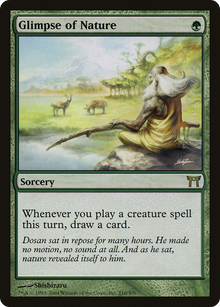 {R} Glimpse of Nature [Champions of Kamigawa][CHK 210] - Misty Mountain Games