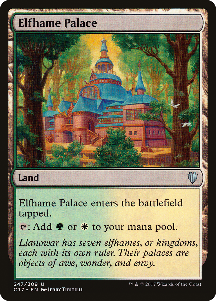 {C} Elfhame Palace [Commander 2017][C17 247]
