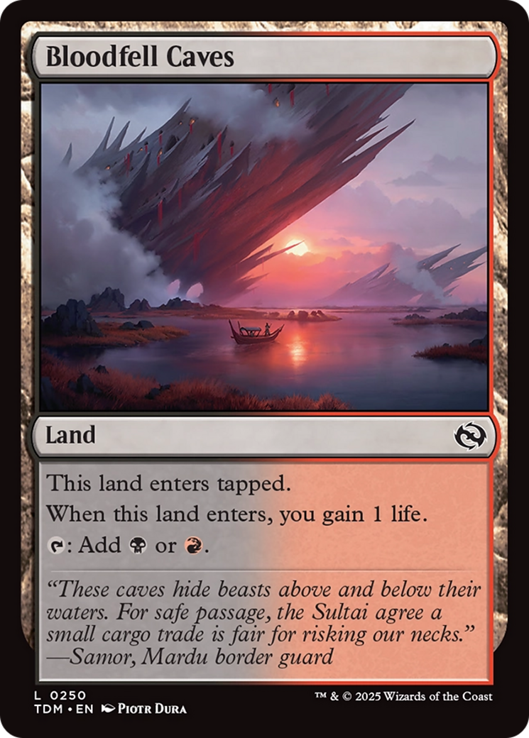 {@C} Bloodfell Caves [Tarkir: Dragonstorm][TDM 250]