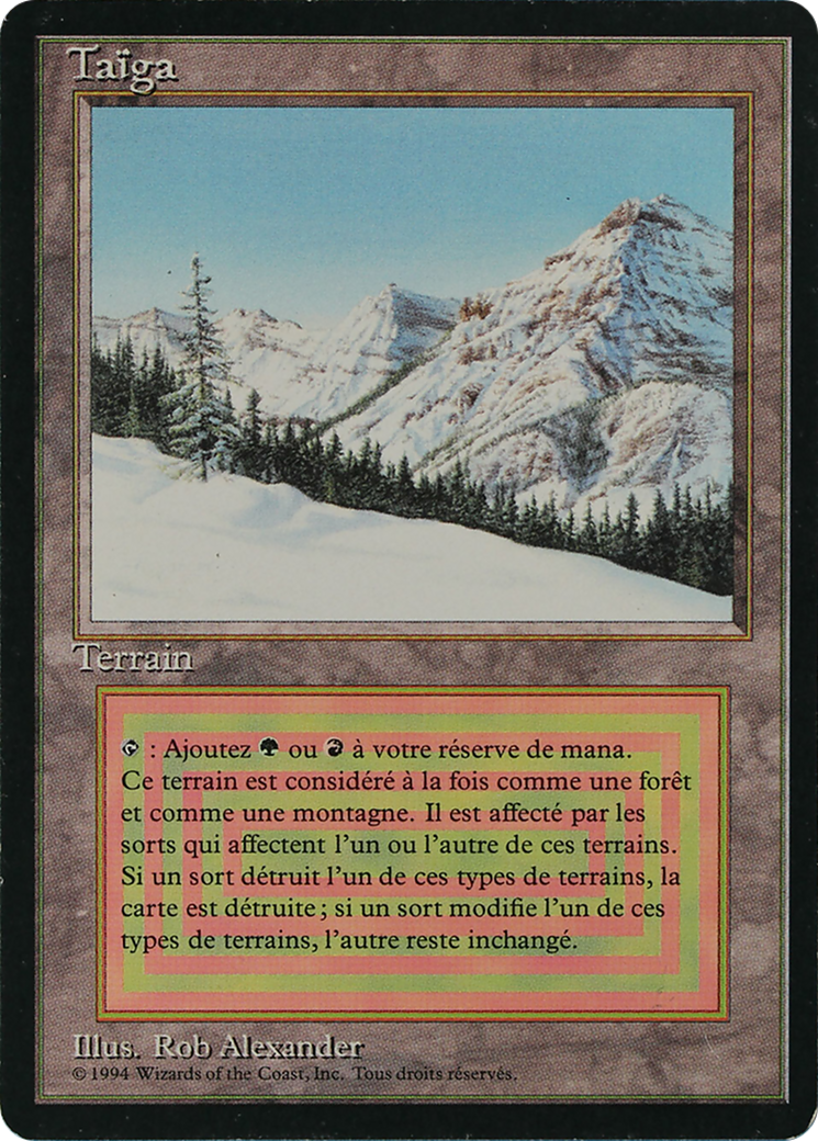 {F} Taiga [Foreign Black Border][FBB 3ED 287]