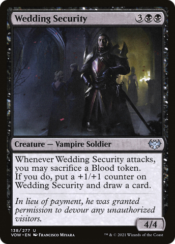{C} Wedding Security [Innistrad: Crimson Vow][VOW 138]