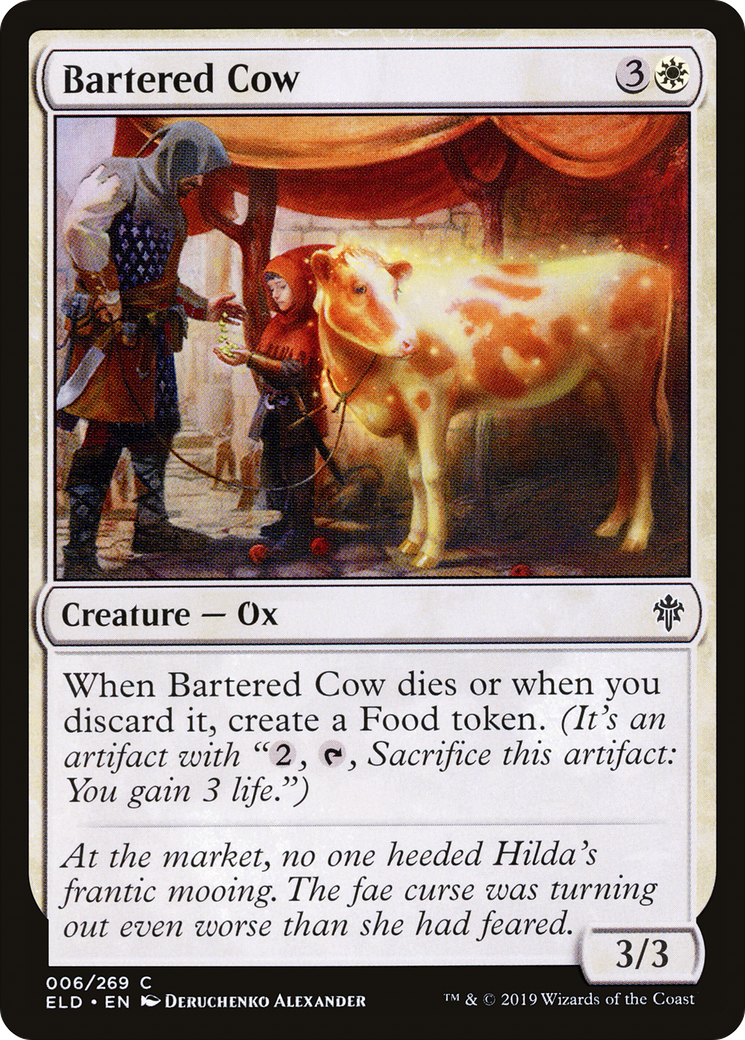 {C} Bartered Cow [Throne of Eldraine][ELD 006]