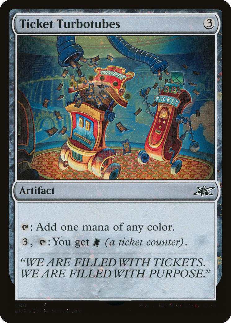 {C} Ticket Turbotubes (Galaxy Foil) [Unfinity][UNF 480]