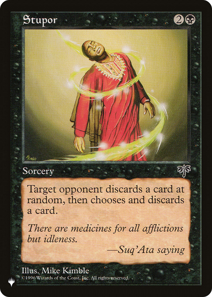 Stupor [LIST ]