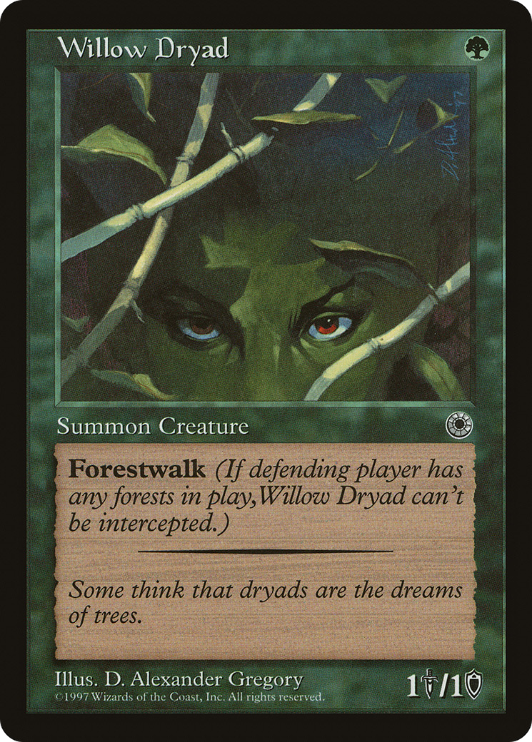 {C} Willow Dryad [Portal][POR 193] - Misty Mountain Games