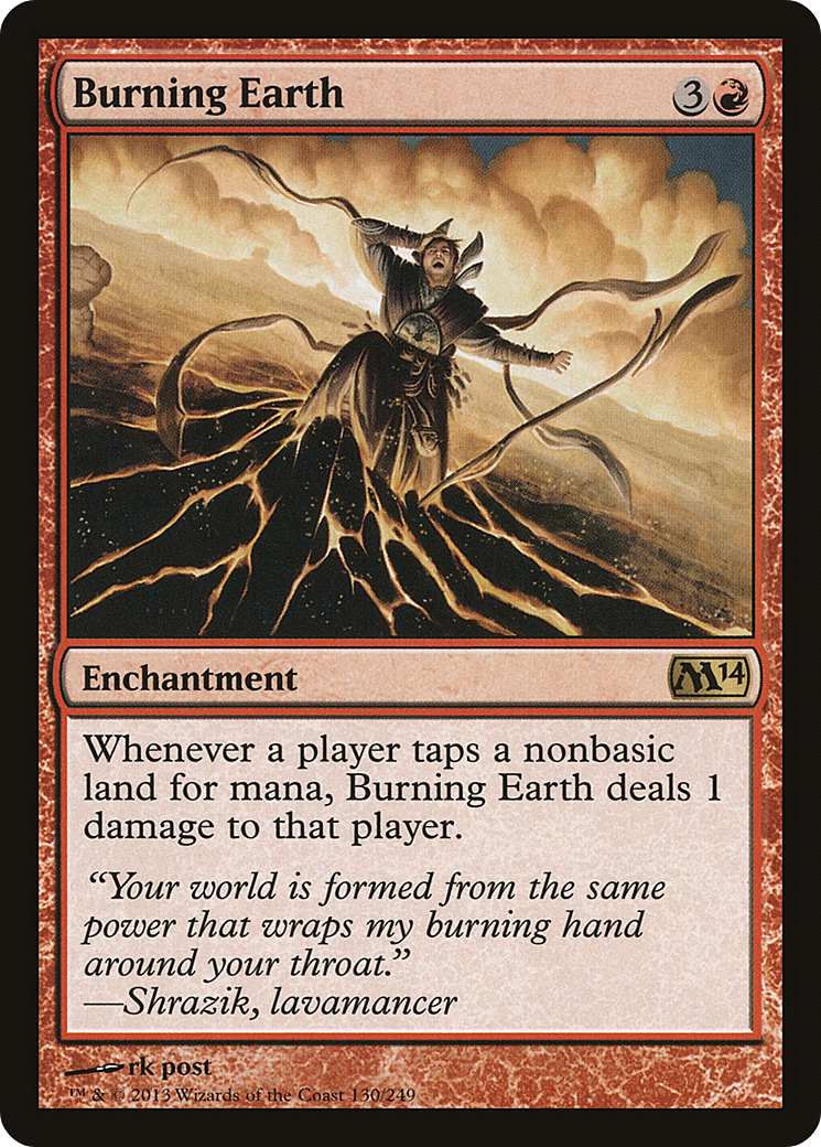 {R} Burning Earth [Magic 2014][M14 130]