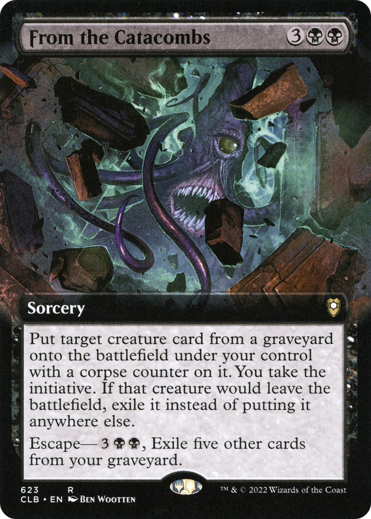 {R} From the Catacombs (Extended Art) [Commander Legends: Battle for Baldur's Gate][CLB 623]