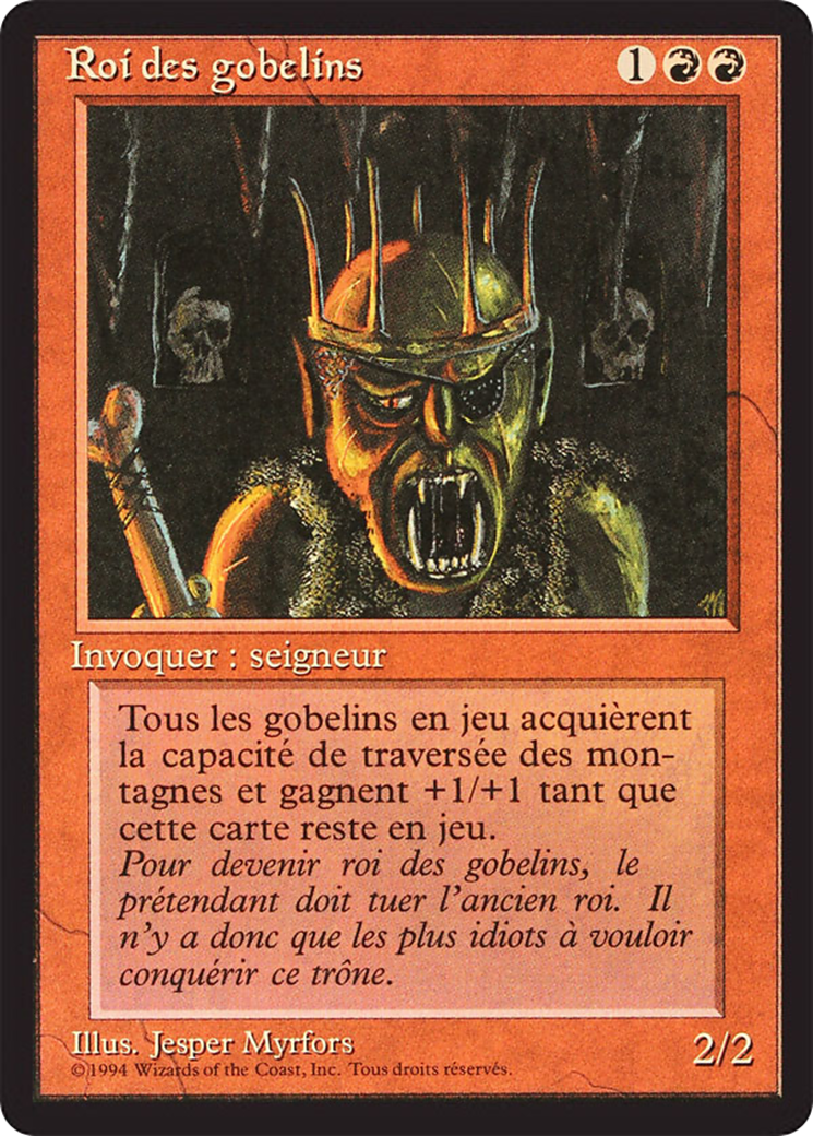 {F} Goblin King [Foreign Black Border][FBB 3ED 155]