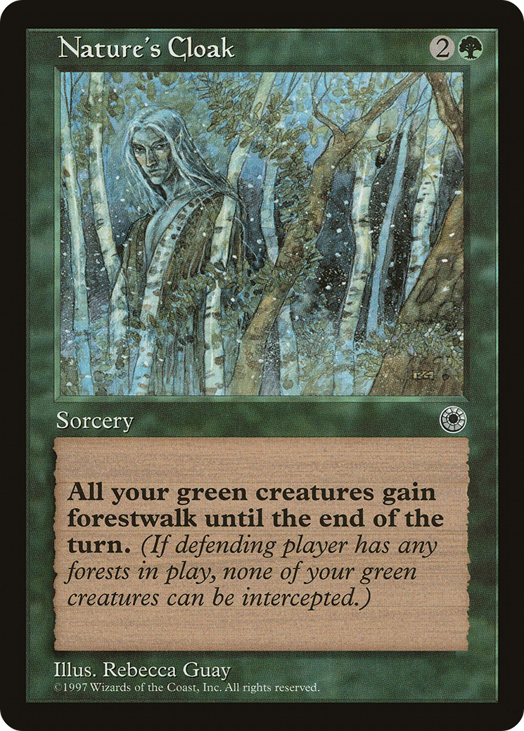 {R} Nature's Cloak [Portal][POR 177] - Misty Mountain Games