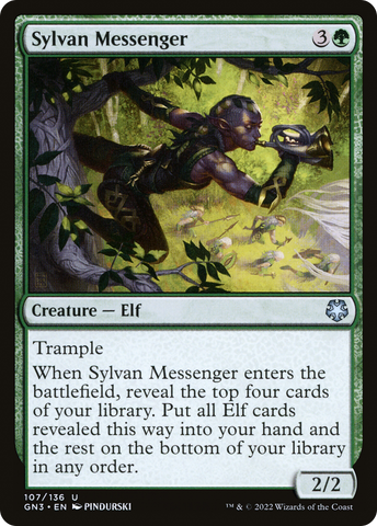 {C} Sylvan Messenger [Game Night 2022][GN3 107]