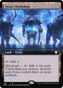 {R} Urza's Workshop (Extended Art) [The Brothers' War Commander][BRC 051]