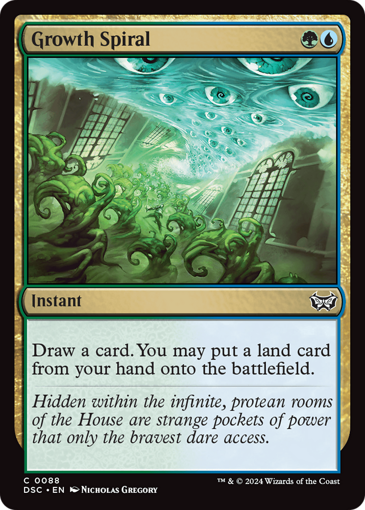 {C} Growth Spiral [Duskmourn: House of Horror Commander][DSC 088]