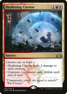 {R} Deafening Clarion [Guilds of Ravnica][GRN 165] - Misty Mountain Games