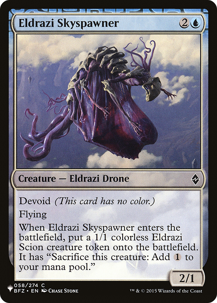 Eldrazi Skyspawner [LIST 058/274] : (devoid)