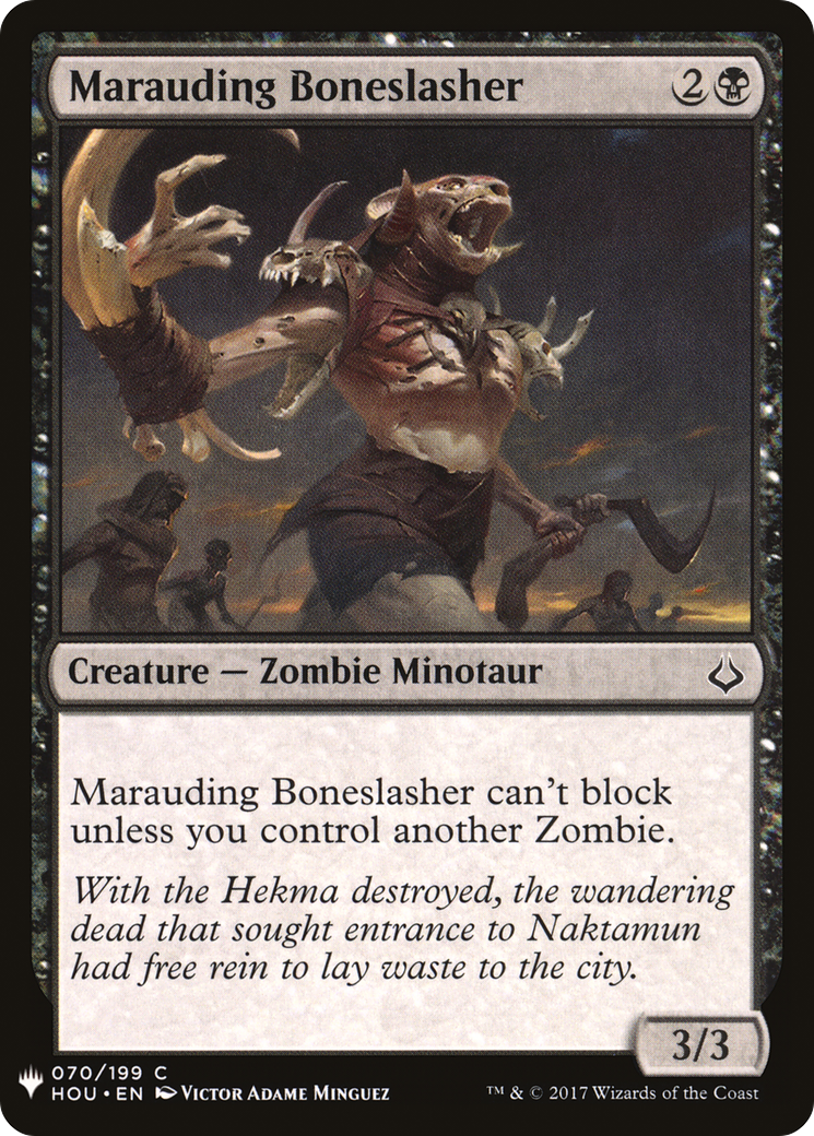 {C} Marauding Boneslasher [Mystery Booster][LS HOU 070]
