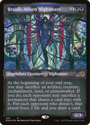 {R} Braids, Arisen Nightmare (Showcase Textured) [Dominaria United][DMU 329]
