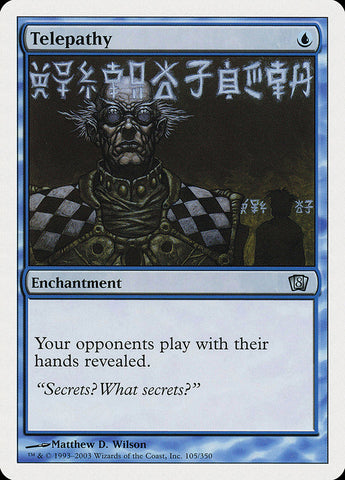 {C} Telepathy [Eighth Edition][8ED 105]