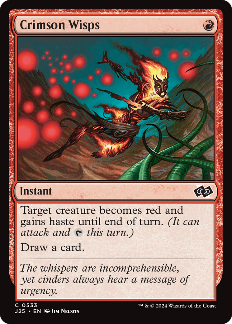 {C} Crimson Wisps [Foundations Jumpstart][J25 533]