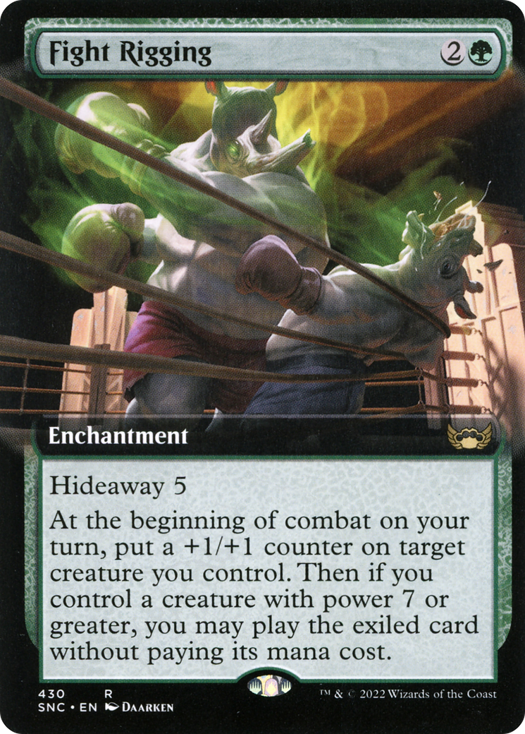 {R} Fight Rigging (Extended Art) [Streets of New Capenna][SNC 430]