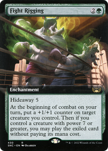 {R} Fight Rigging (Extended Art) [Streets of New Capenna][SNC 430]