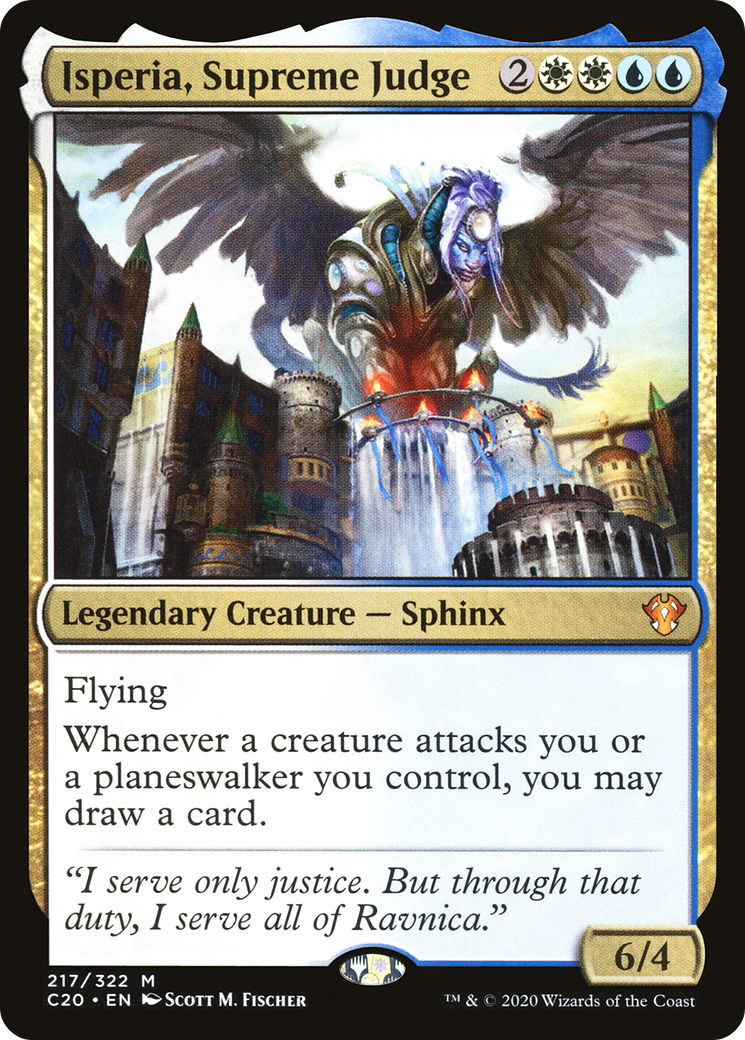 {R} Isperia, Supreme Judge [Commander 2020][C20 217]