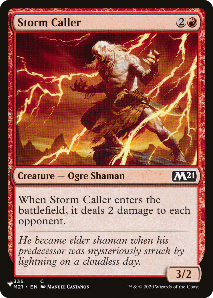 Storm Caller [LIST 335/274]