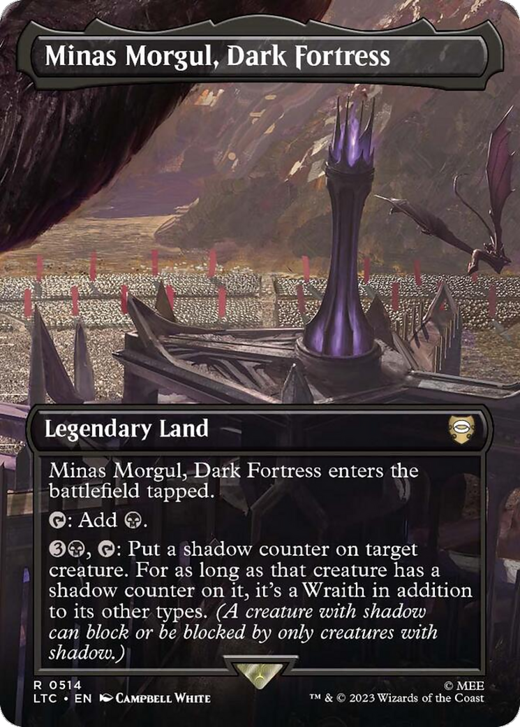 {R} Minas Morgul, Dark Fortress (Borderless) [The Lord of the Rings: Tales of Middle-Earth Commander][LTC 514]