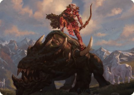 {A} Meria's Outrider Art Card [Dominaria United Art Series][ADMU 037]
