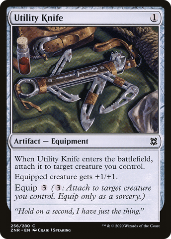 {C} Utility Knife [Zendikar Rising][ZNR 256]
