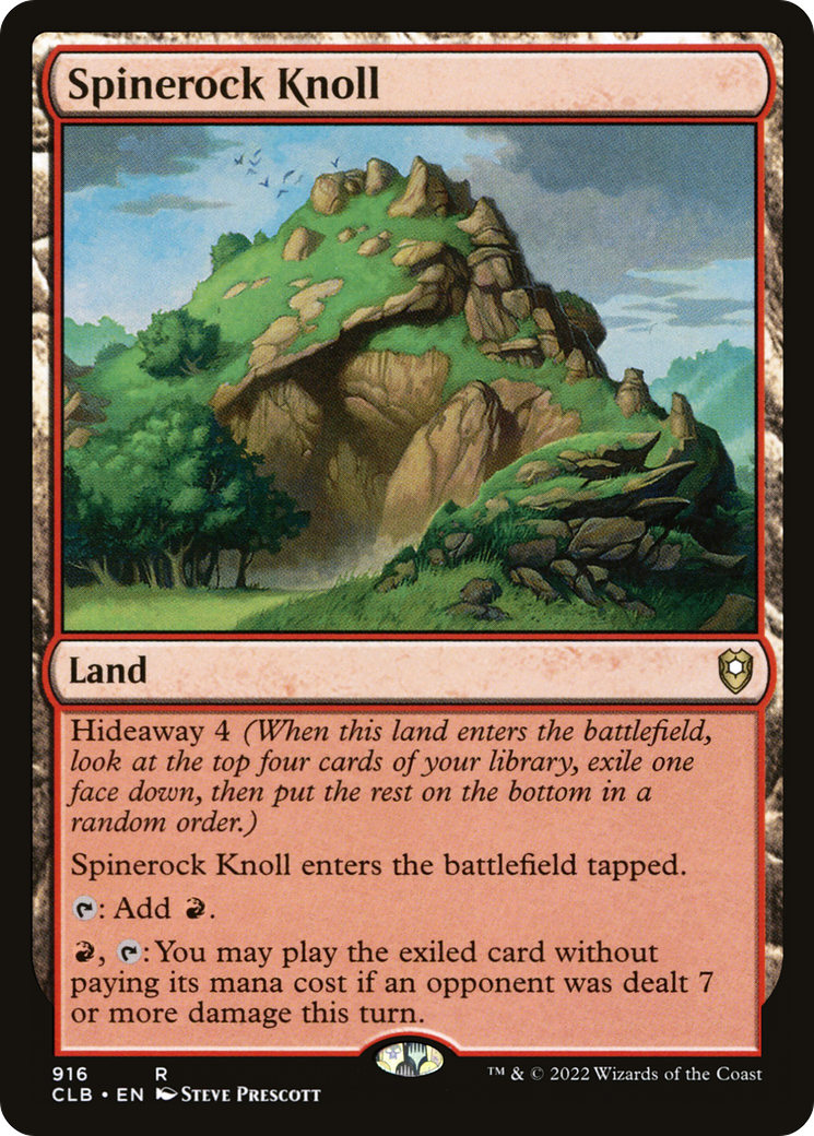 {R} Spinerock Knoll [Commander Legends: Battle for Baldur's Gate][CLB 916]