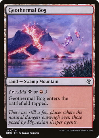{C} Geothermal Bog [Dominaria United][DMU 247]