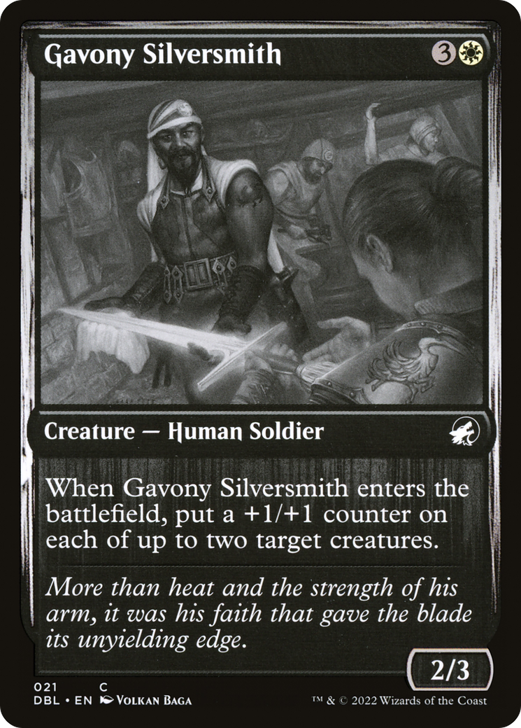 {C} Gavony Silversmith [Innistrad: Double Feature][DBL 021]