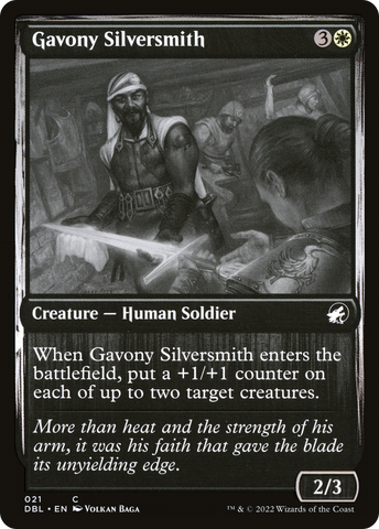 {C} Gavony Silversmith [Innistrad: Double Feature][DBL 021]
