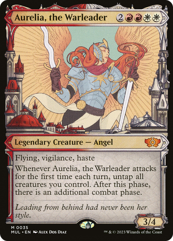 {R} Aurelia, the Warleader [Multiverse Legends][MUL 035]