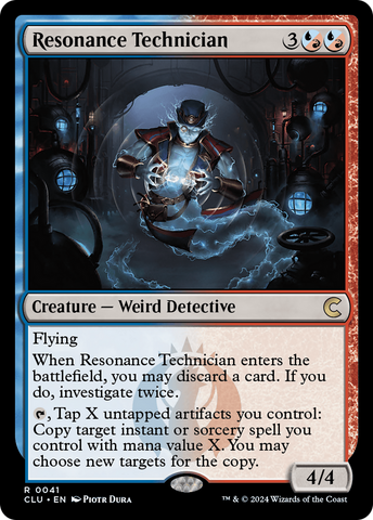{R} Resonance Technician [Ravnica: Clue Edition][CLU 041]
