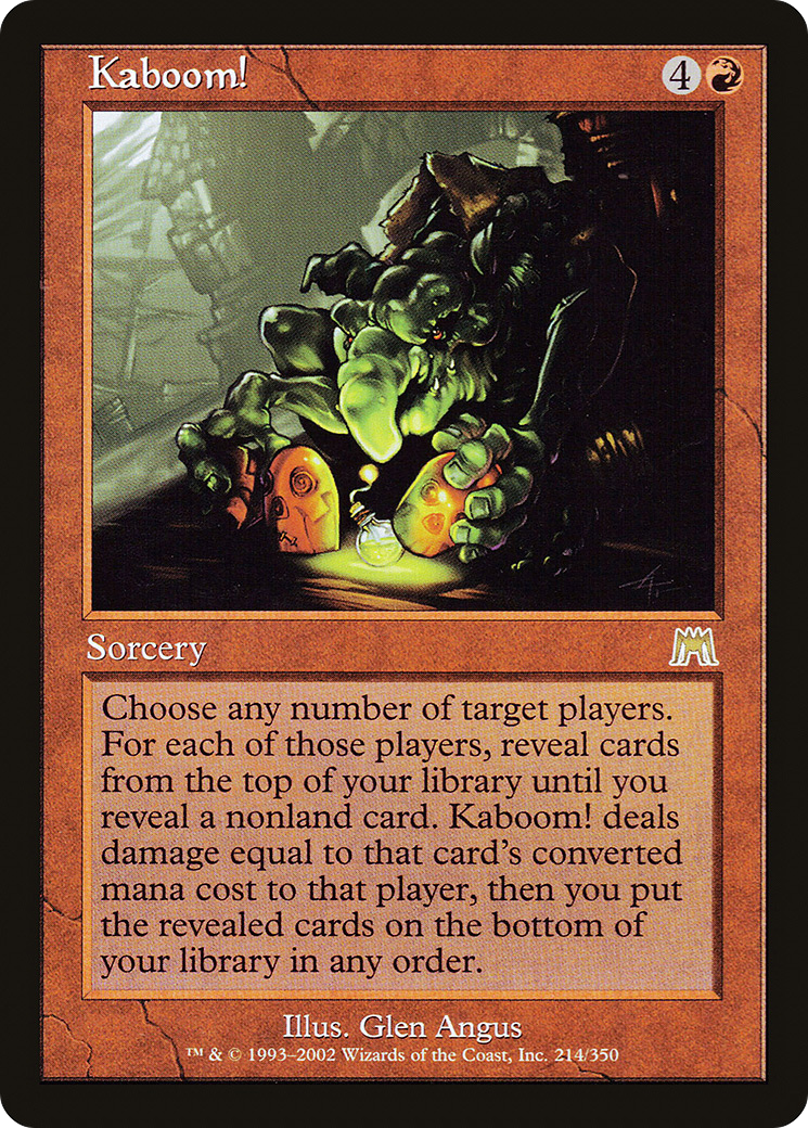 {R} Kaboom! [Onslaught][ONS 214] - Misty Mountain Games